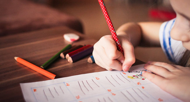 DIY Study Table for Kids