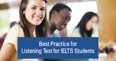 Best Practice for Listening Test for IELTS Students